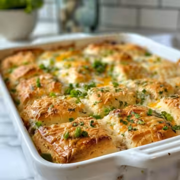 Delicious Breakfast Casserole with Biscuits taken with iphone 15 pro max --iw 2 --ar 4:5 --v 6.0 --raw