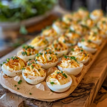 Deviled Egg Bar – Southern & Quail Options taken with iphone 15 pro max --iw 2 --ar 4:5 --v 6.0 --raw