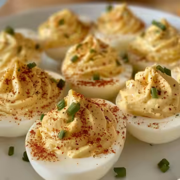 Deviled Eggs with a Real Flavor Kick taken with iphone 15 pro max --iw 2 --ar 4:5 --v 6.0 --raw