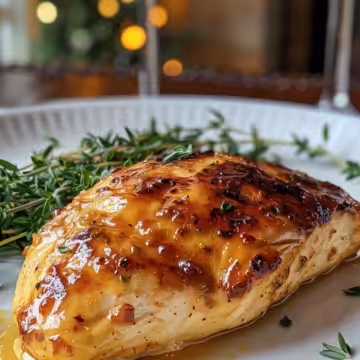 Festive Copycat Morton's Chicken Breast taken with iphone 15 pro max --iw 2 --ar 4:5 --v 6.0 --raw