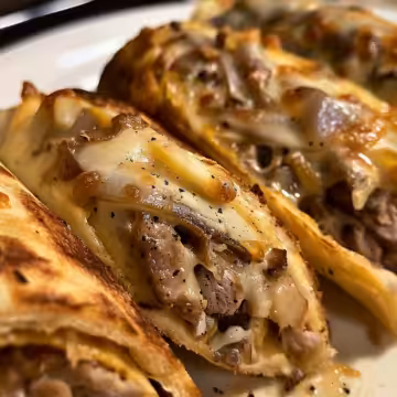 French Dip Tortilla Roll Ups taken with iphone 15 pro max --iw 2 --ar 4:5 --v 6.0 --raw