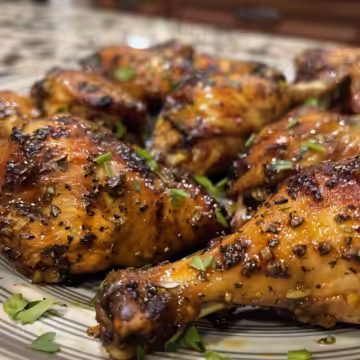 Garlic Brown Sugar Chicken taken with iphone 15 pro max --iw 2 --ar 4:5 --v 6.0 --raw