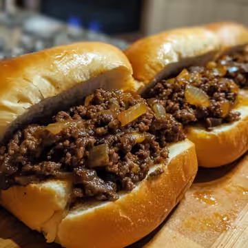 Gordon Ramsay Philly Cheesesteak Sloppy Joes taken with iphone 15 pro max --iw 2 --ar 4:5 --v 6.1 --raw