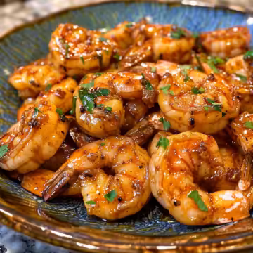 High-Protein Honey Garlic Shrimp taken with iphone 15 pro max --iw 2 --ar 4:5 --v 6.0 --raw