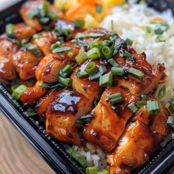 Honey BBQ Chicken Rice taken with iphone 15 pro max --iw 2 --ar 4:5 --v 6.0 --raw