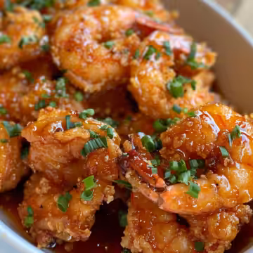 Hot Honey Fried Shrimp taken with iphone 15 pro max --iw 2 --ar 4:5 --v 6.0 --raw