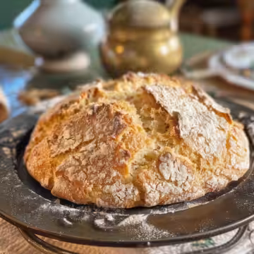 Irish Soda Bread taken with iphone 15 pro max --iw 2 --ar 4:5 --v 6.0 --raw
