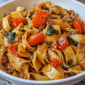 Italian Drunken Noodles Recipe taken with iphone 15 pro max --iw 2 --ar 4:5 --v 6.1 --raw