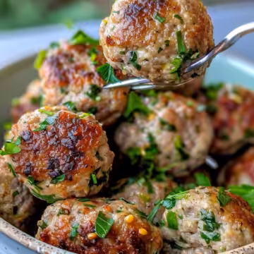 Keto Greek Meatballs (Keftedes) (Christmas Recipe & Thanksgiving Recipe) taken with iphone 15 pro max --iw 2 --ar 4:5 --v 6.0 --raw