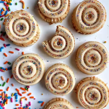 Magical Spiral Cookies taken with iphone 15 pro max --iw 2 --ar 4:5 --v 6.0 --raw