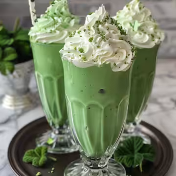 No Bake Shamrock Shake Dessert taken with iphone 15 pro max --iw 2 --ar 4:5 --v 6.0 --raw