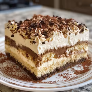 No-Bake Tiramisu Slab Cake taken with iphone 15 pro max --iw 2 --ar 4:5 --v 6.1 --raw