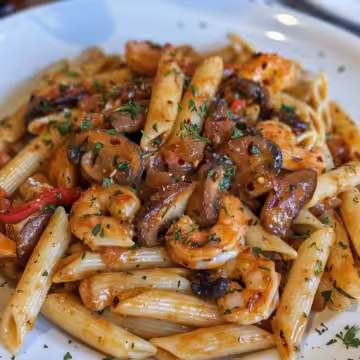 Pappadeaux Mardi Gras Pasta Copycat taken with iphone 15 pro max --iw 2 --ar 4:5 --v 6.0 --raw