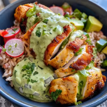 Peruvian Chicken and Rice with Green Sauce taken with iphone 15 pro max --iw 2 --ar 4:5 --v 6.0 --raw
