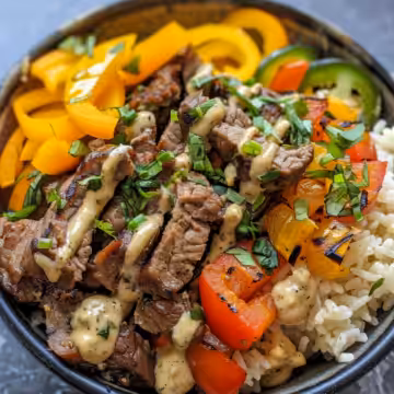 Philly Cheesesteak Bowls – Low Carb & 30 Minutes taken with iphone 15 pro max --iw 2 --ar 4:5 --v 6.0 --raw