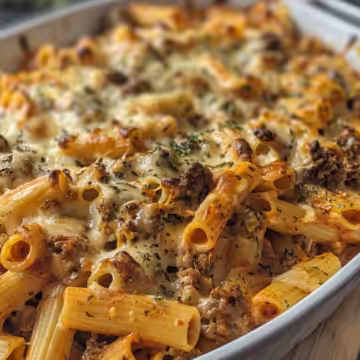 Roasted Creamy Cheesy Guinness Pasta taken with iphone 15 pro max --iw 2 --ar 4:5 --v 6.0 --raw