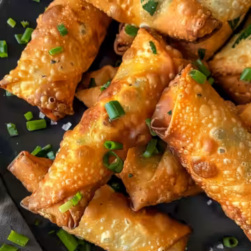 Tasty Finger Food Mini Jalapeno Popper Egg Rolls taken with iphone 15 pro max --iw 2 --ar 4:5 --v 6.0 --raw