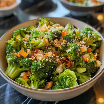 The Best Broccoli Salad taken with iphone 15 pro max --iw 2 --ar 4:5 --v 6.0 --raw