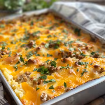 The Best Pioneer Woman Overnight Breakfast Casserole taken with iphone 15 pro max --iw 2 --ar 4:5 --v 6.0 --raw