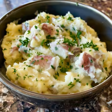Traditional Colcannon Irish Mashed Potatoes taken with iphone 15 pro max --iw 2 --ar 4:5 --v 6.0 --raw