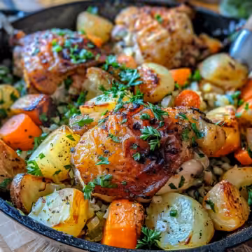 Traditional Irish One-Pot Chicken Dinner (Easy & Cozy!) taken with iphone 15 pro max --iw 2 --ar 4:5 --v 6.0 --raw