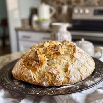 Traditional Irish Soda Bread Recipe taken with iphone 15 pro max --iw 2 --ar 4:5 --v 6.0 --raw