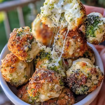 Try These Delicious Baked Broccoli Cheese Balls taken with iphone 15 pro max --iw 2 --ar 4:5 --v 6.0 --raw