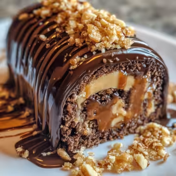 Turtle Caramel Chocolate Cake Roll: Decadent Dessert taken with iphone 15 pro max --iw 2 --ar 4:5 --v 6.1 --raw
