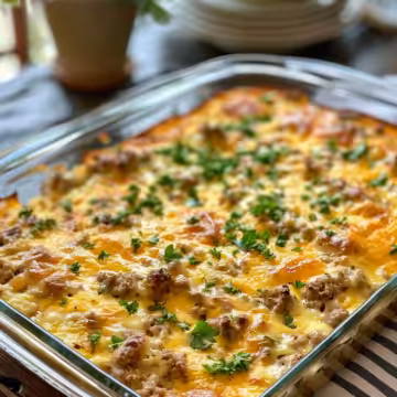 Ultimate Cheesy Breakfast Casserole taken with iphone 15 pro max --iw 2 --ar 4:5 --v 6.0 --raw